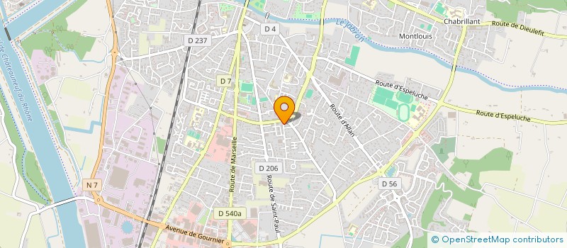 localisation de l'entreprise OGMA FILM  MONTELIMAR