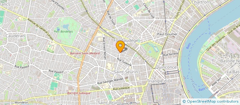 localisation de l'entreprise OGMIOS à BORDEAUX