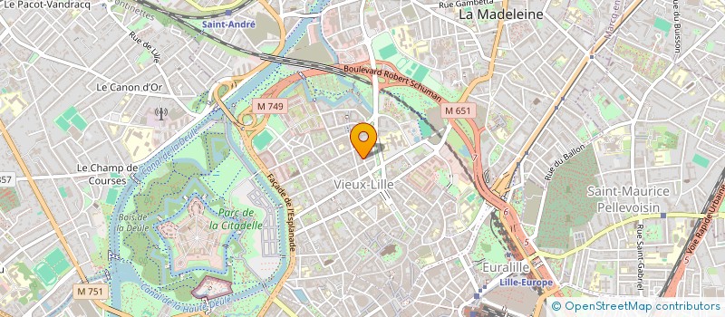 localisation de l'entreprise OGMIOS AVOCATS à LILLE
