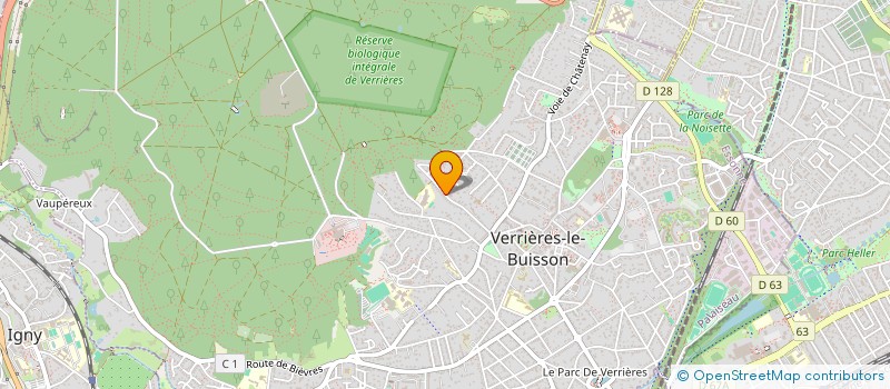localisation de l'entreprise OGMIOS-IT à VERRIERES-LE-BUISSON