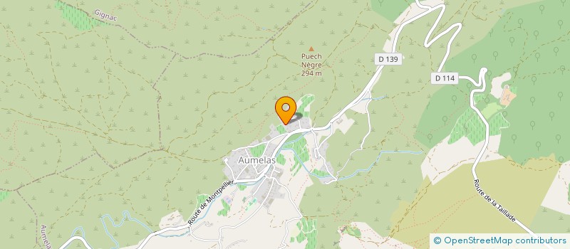 localisation de l'entreprise OGMJ HOLDING  AUMELAS