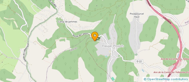 localisation de l'entreprise OGMV GROUPE  FLAUJAC-POUJOLS