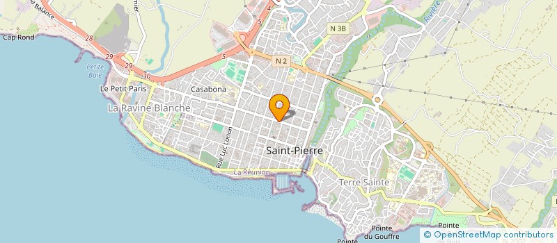 localisation de l'entreprise OGNARD AUTO-ECOLE à SAINT-PIERRE