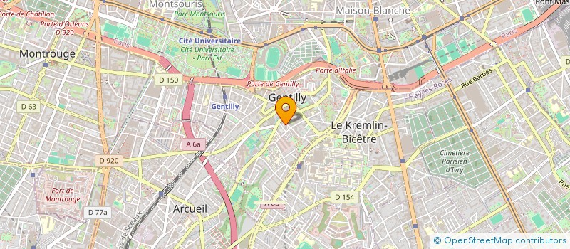 localisation de l'entreprise OGOU FILMS  GENTILLY