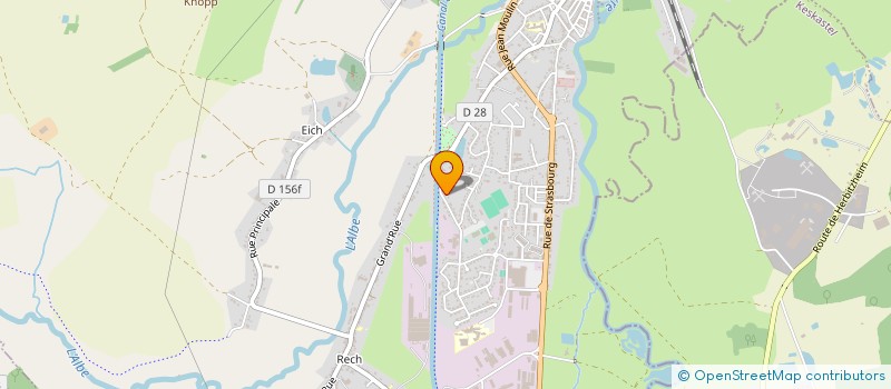 localisation de l'entreprise OGP  SARRALBE