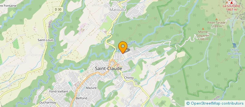 localisation de l'entreprise OGP à SAINT-CLAUDE