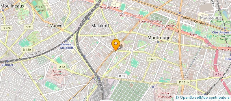 localisation de l'entreprise OGP MONTROUGE  MONTROUGE