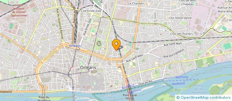 localisation de l'entreprise OGR à ORLEANS