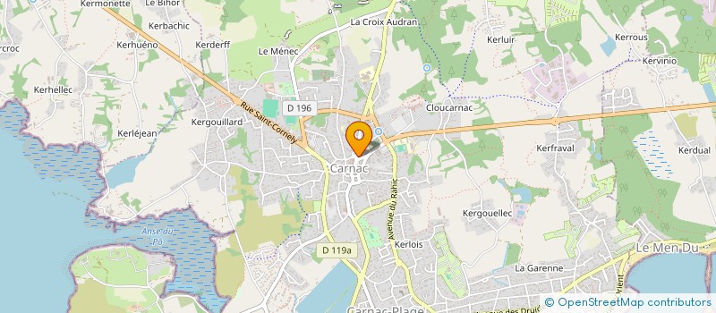 localisation de l'entreprise OGRAOU  CARNAC