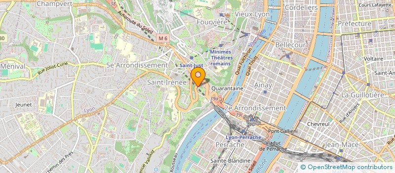 localisation de l'entreprise OGRIBAT à LYON 5EME