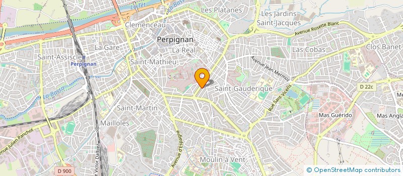 localisation de l'entreprise OGRIGNOTI  PERPIGNAN