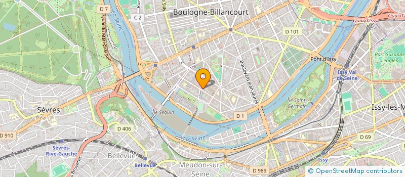 localisation de l'entreprise OGS à BOULOGNE-BILLANCOURT