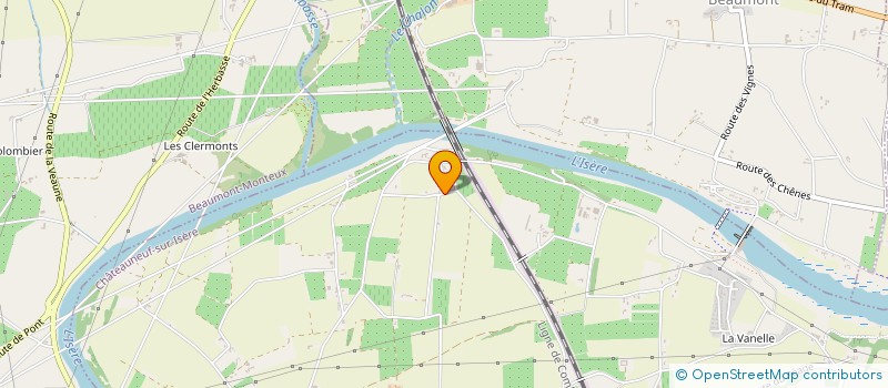 localisation de l'entreprise OGS  CHATEAUNEUF-SUR-ISERE