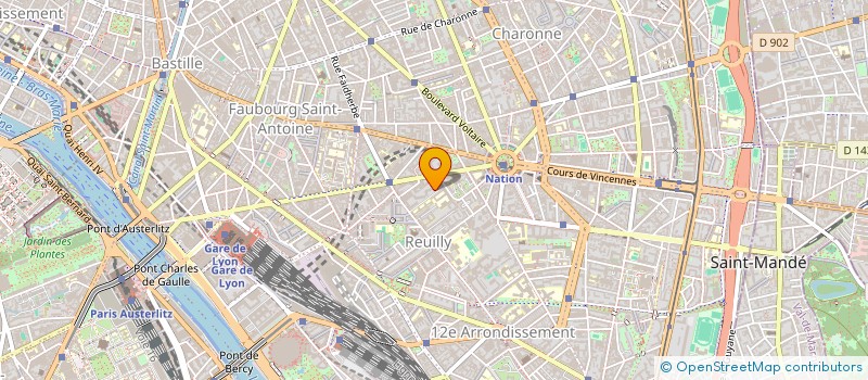 localisation de l'entreprise OGS  PARIS