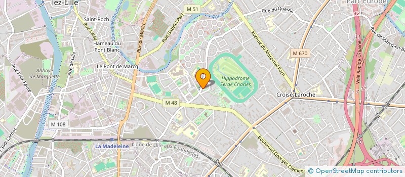 localisation de l'entreprise OGSUS MUSIC  MARCQ-EN-BARUL