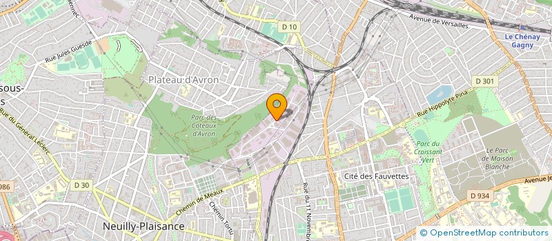 localisation de l'entreprise OGTP à NEUILLY-SUR-MARNE
