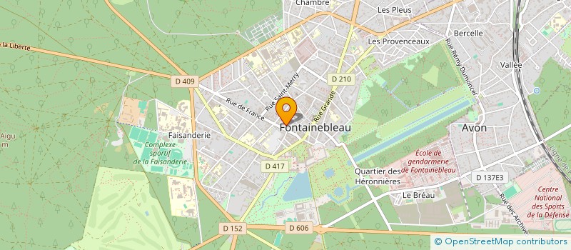 localisation de l'entreprise OGUI à FONTAINEBLEAU