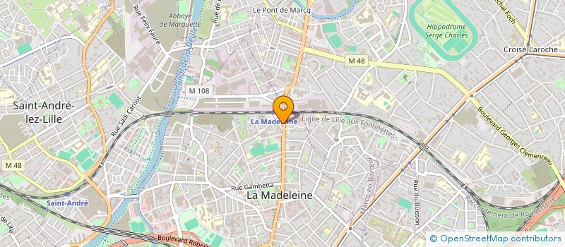 localisation de l'entreprise OGUL à LA MADELEINE