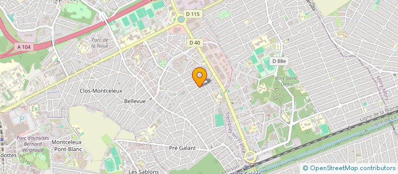localisation de l'entreprise OGUR à VILLEPINTE