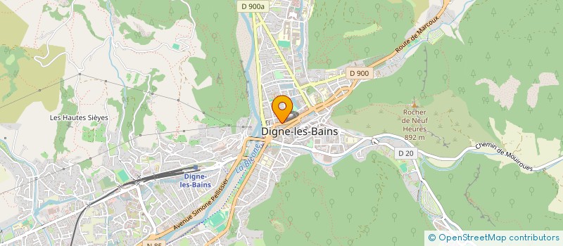 localisation de l'entreprise OGUST à DIGNE-LES-BAINS