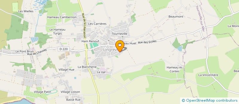 localisation de l'entreprise OGUSTO  TOURNEVILLE-SUR-MER