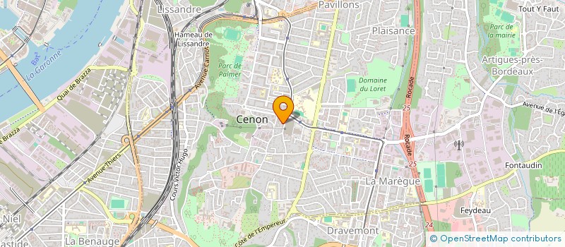 localisation de l'entreprise OGUZ à CENON