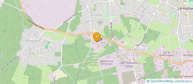 localisation de l'entreprise OGV.DISTRIBUTION à SAINT-MEDARD-EN-JALLES