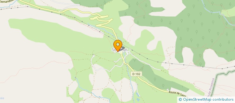 localisation de l'entreprise OGYEN KUNZANG CHOLING à CASTELLANE