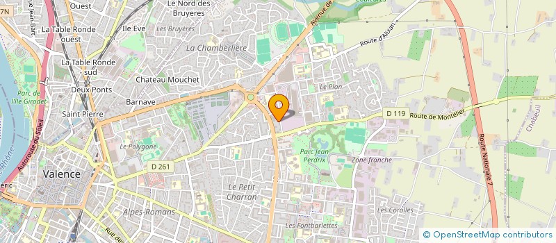 localisation de l'entreprise OH 26  VALENCE