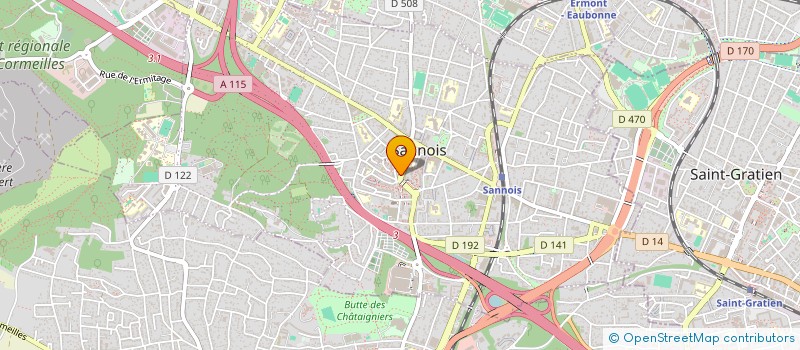 localisation de l'entreprise OH BATIMENT  SANNOIS