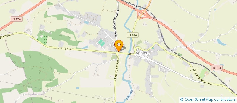 localisation de l'entreprise OH   BON PLAISIR  AUBIET