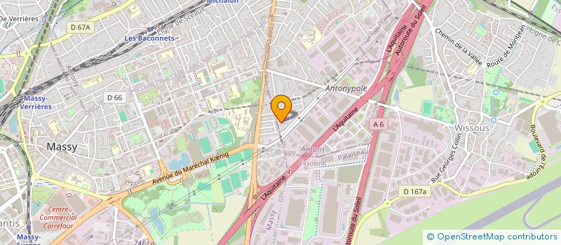 localisation de l'entreprise OH ! BON PRIMEUR à ANTONY