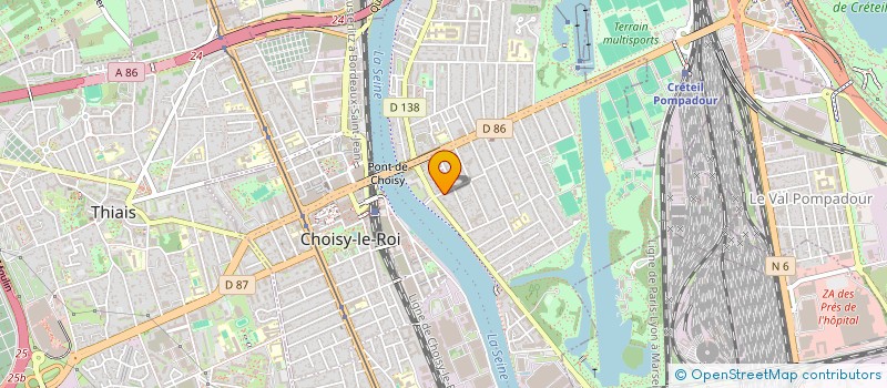 localisation de l'entreprise OH BOY à CHOISY-LE-ROI