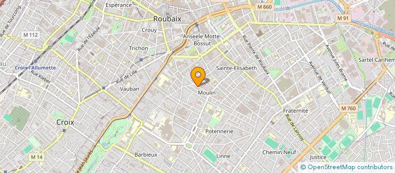 localisation de l'entreprise OH BUBBLE  ROUBAIX