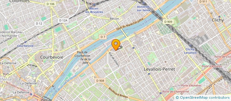 localisation de l'entreprise OH CAPITAL à LEVALLOIS-PERRET