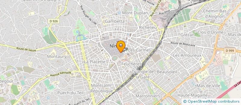 localisation de l'entreprise OH CITRON VERT  NIMES