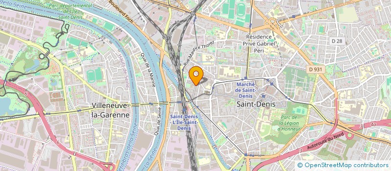 localisation de l'entreprise OH COLLECTIF DE LA SURPRISE  SAINT-DENIS