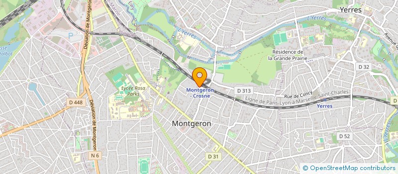 localisation de l'entreprise OH CONCEPT à MONTGERON