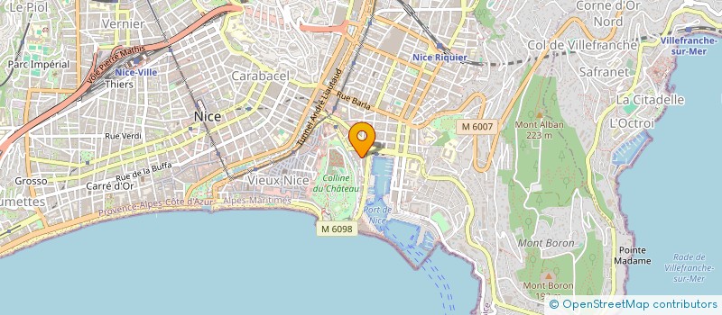localisation de l'entreprise OH COULEUR DE L'ART à NICE