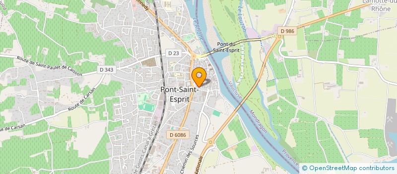 localisation de l'entreprise OH DELICE KEBAB  PONT-SAINT-ESPRIT