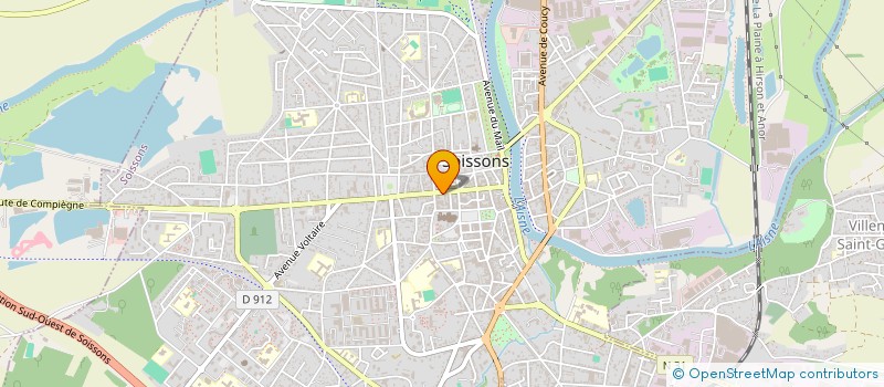 localisation de l'entreprise OH'DELICES à SOISSONS