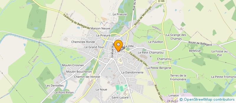 localisation de l'entreprise OH DELICES DE LORRIS  LORRIS