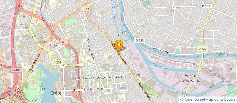 localisation de l'entreprise OH GROUP  CRETEIL