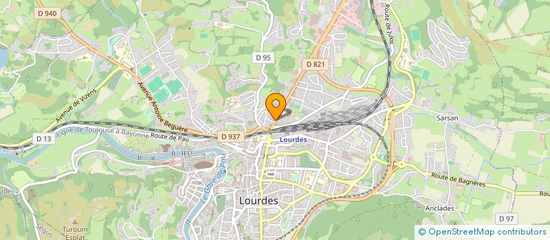 localisation de l'entreprise OH LA PIZZA  LOURDES