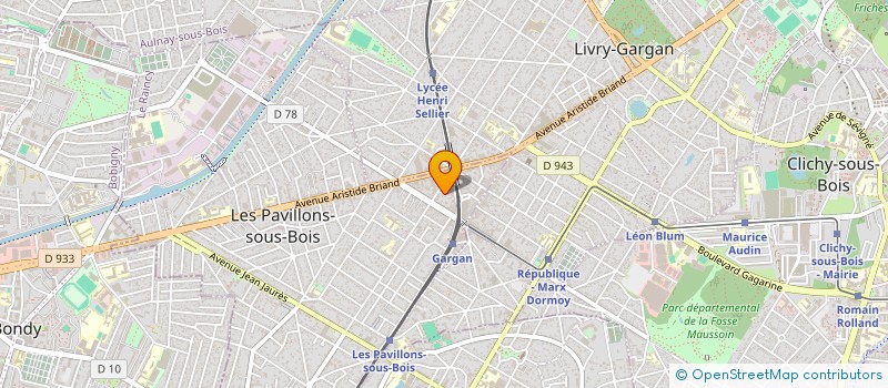 localisation de l'entreprise OH LES MAINS S.A.S.U à LES PAVILLONS-SOUS-BOIS