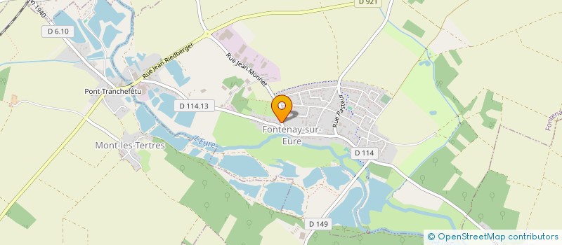 localisation de l'entreprise OH LES MAINS SALES à FONTENAY-SUR-EURE