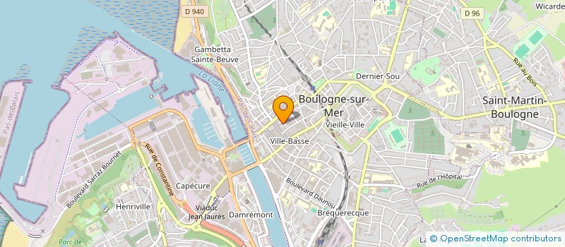 localisation de l'entreprise OH MY BLUSH à BOULOGNE-SUR-MER