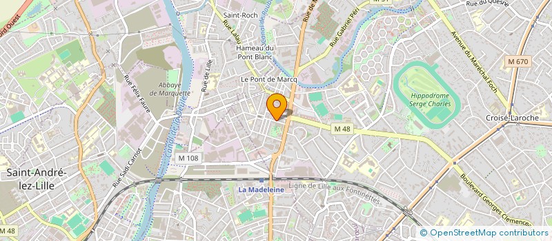localisation de l'entreprise OH MY DUDES à MARCQ-EN-BARŒUL