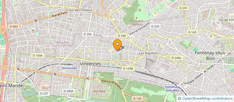 localisation de l'entreprise OH MY PROD à VINCENNES