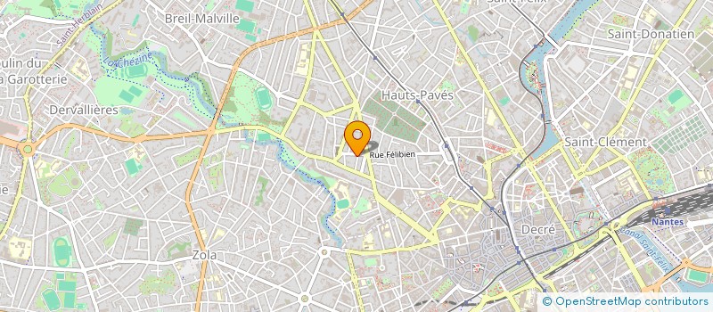 localisation de l'entreprise OH MY PROD à NANTES